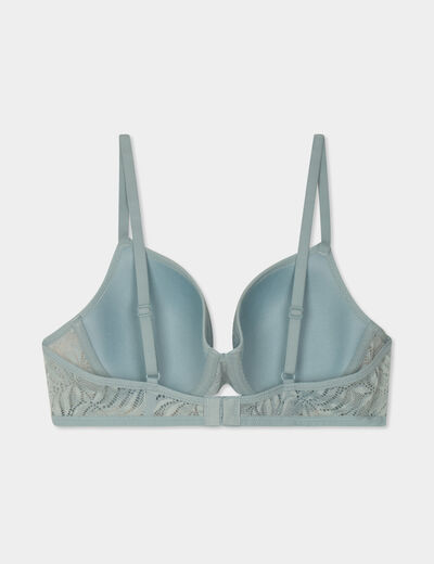Lot 2 soutiens-gorge corbeille dentelle vert clair femme