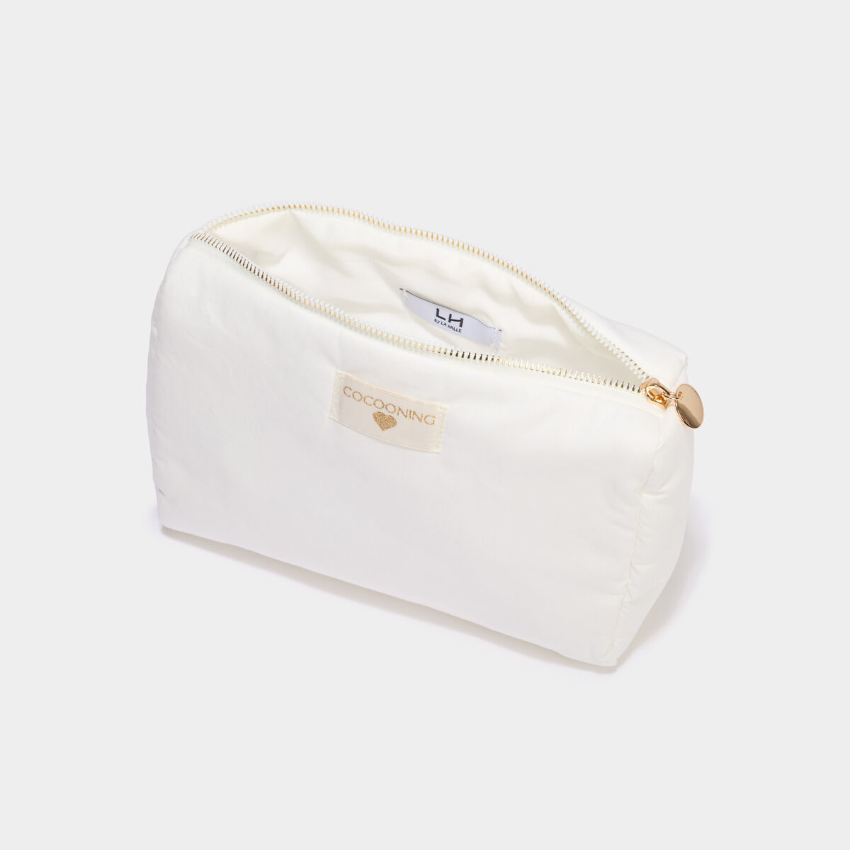 Trousse de toilette coton ivoire mixte