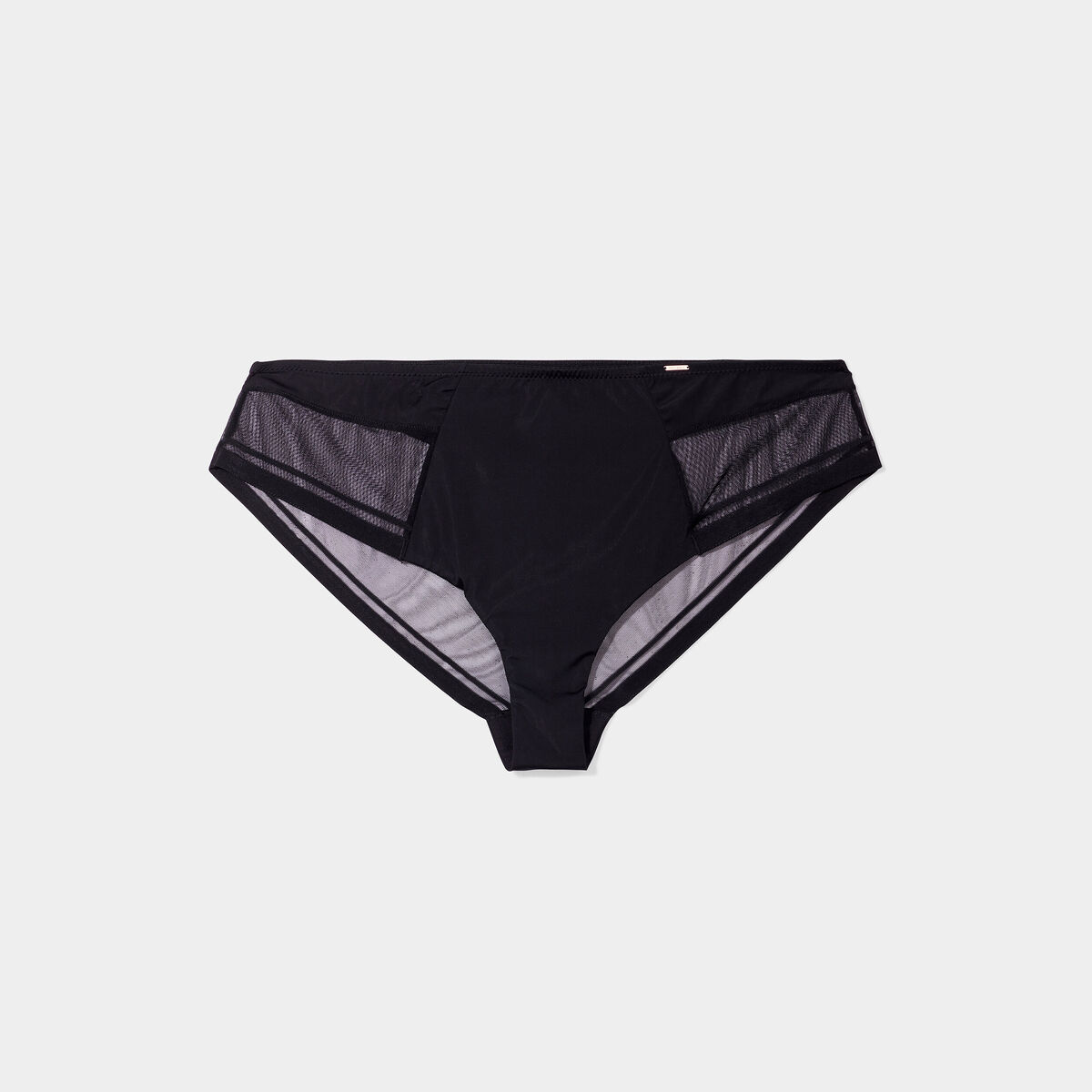 Culotte avec microfibre Izold noir femme grande taille
