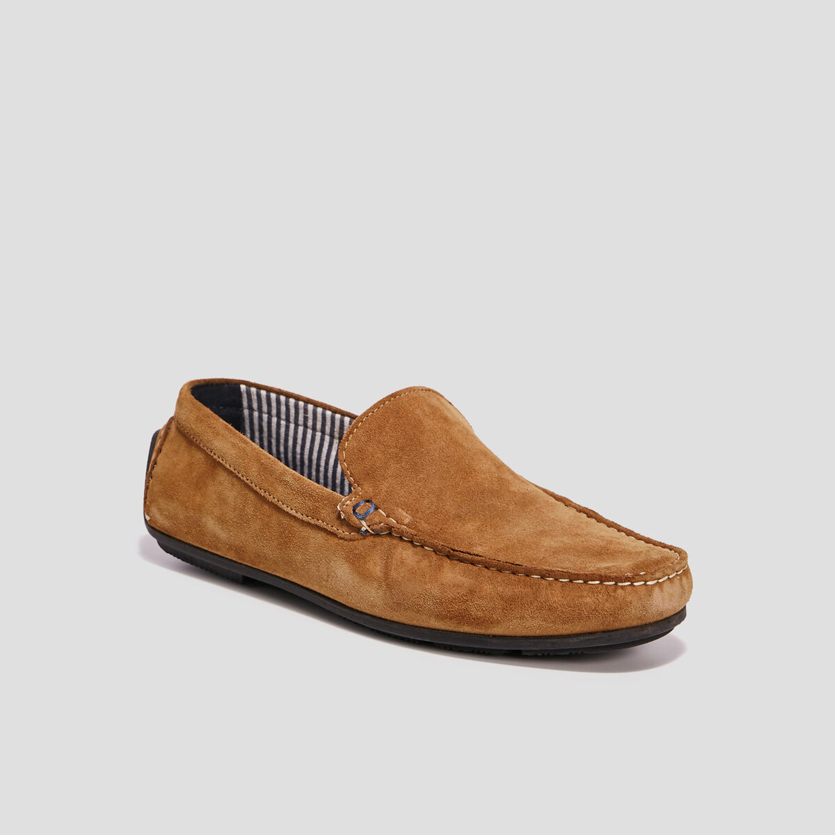 Mocassins en cuir sable homme
