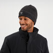 Bonnet tricot&eacute; gris fonc&eacute; homme