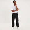 Jean relaxed 5 poches coton denim noir homme