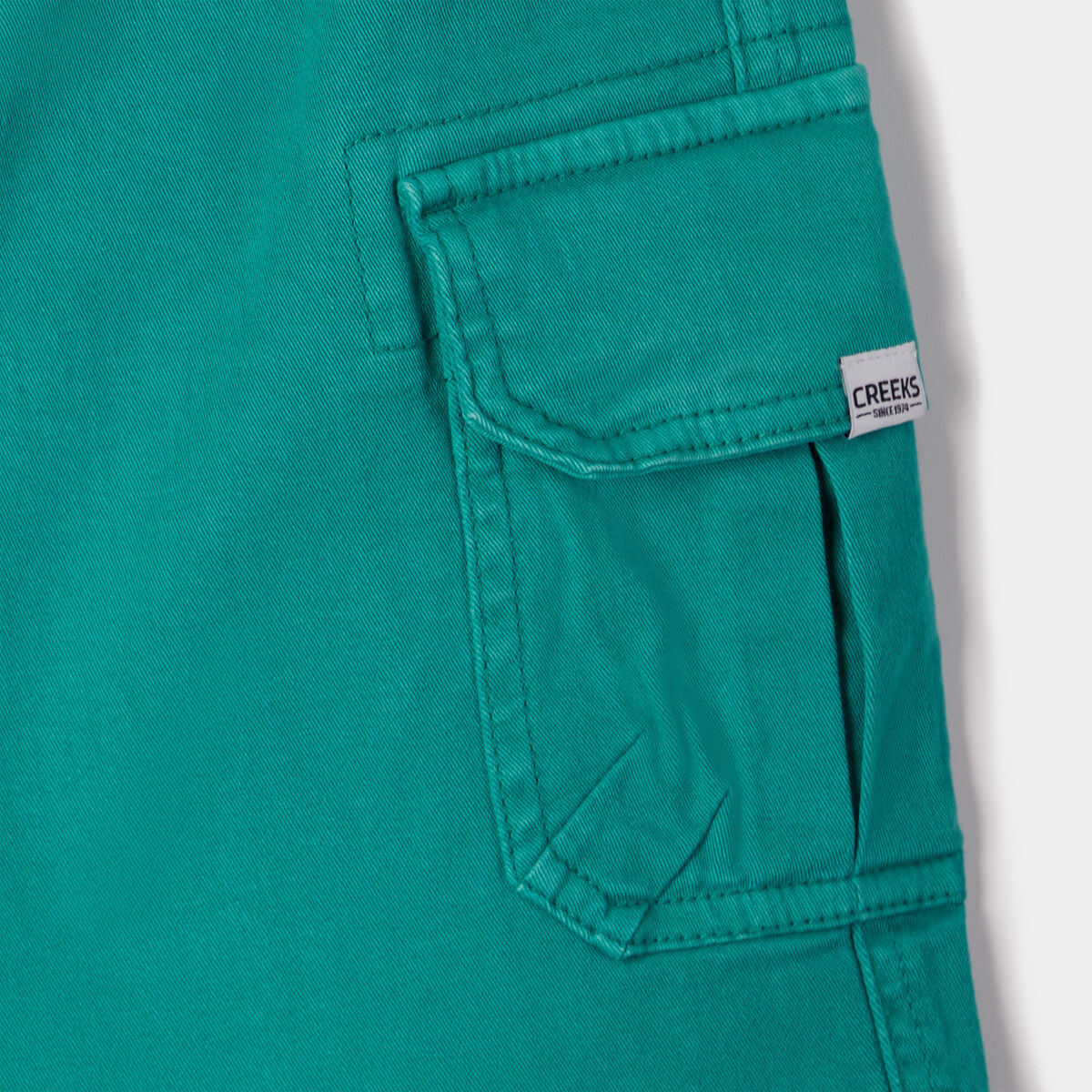 Short cargo vert garçon