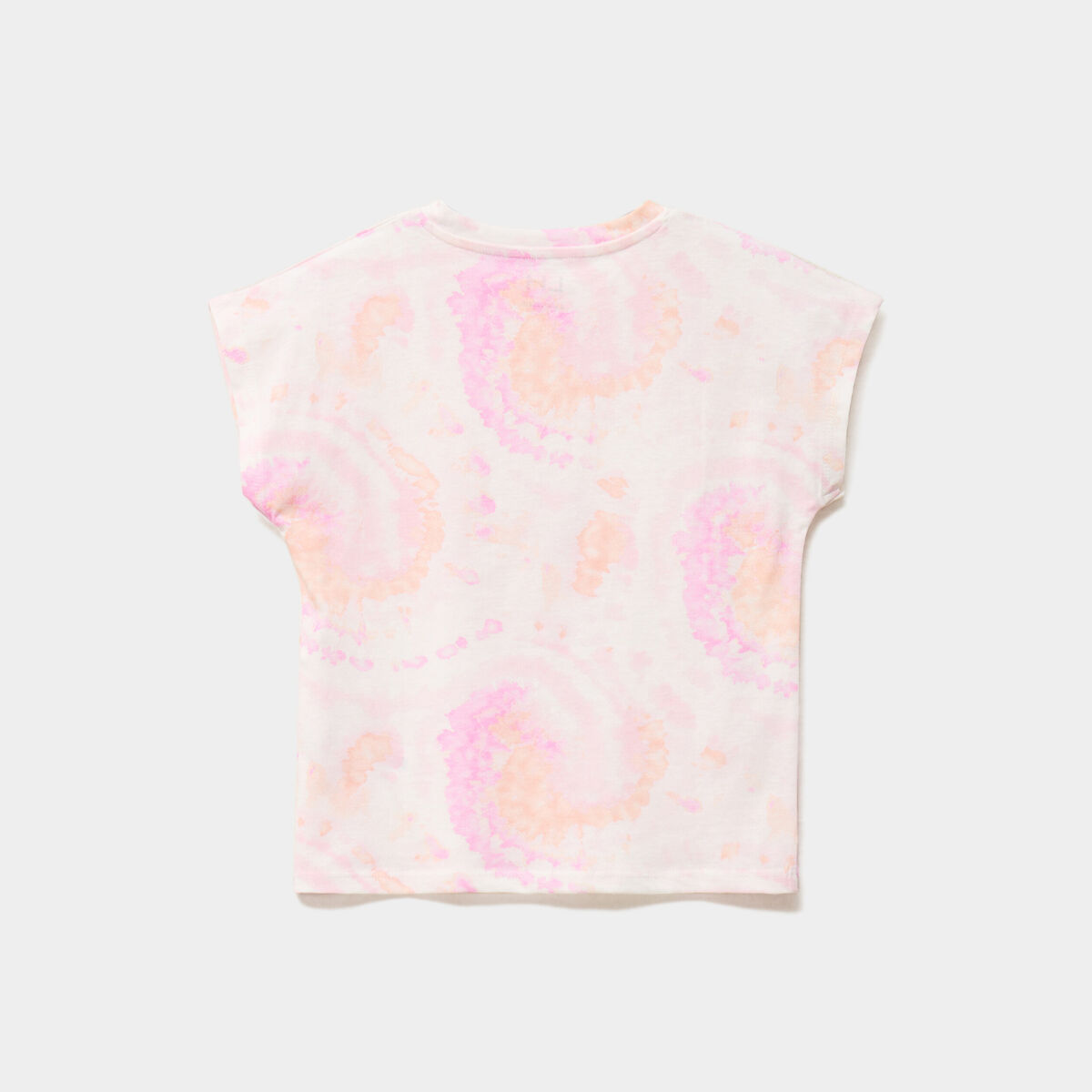 T-shirt manches courtes coton beige fille