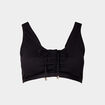 Haut de maillot de bain forme brassière noir femme grande taille