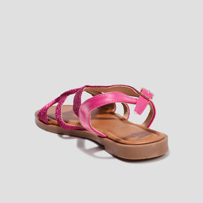 sandales a brides crochet rose fushia femme Sandales à brides crochet rose fushia femme