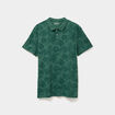 Polo manches courtes coton vert homme