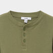 Ensemble pyjama c&ocirc;tel&eacute; pantalon t-shirt vert kaki gar&ccedil;on