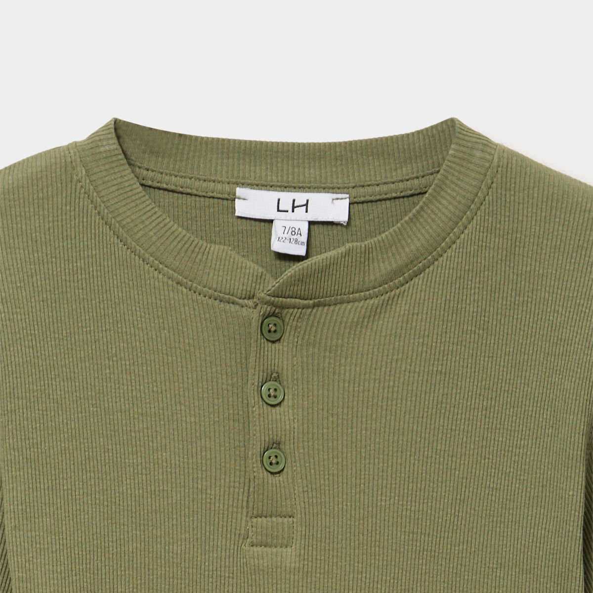 Ensemble pyjama c&ocirc;tel&eacute; pantalon t-shirt vert kaki gar&ccedil;on
