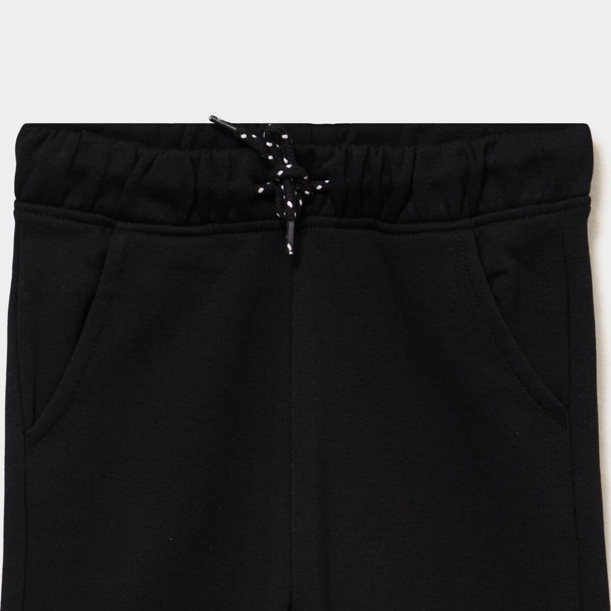 Pantalon jogging regular 2 poches noir gar&ccedil;on