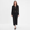 Veste biker zippée Mosquitos noir femme