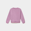 Sweat col rond manches longues mauve fille