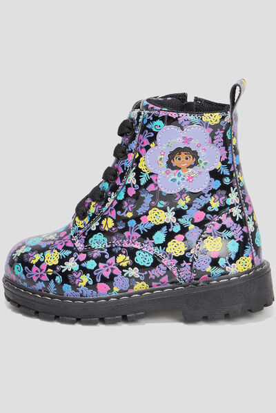 Bottines crantées zippées Encanto multicolore fille