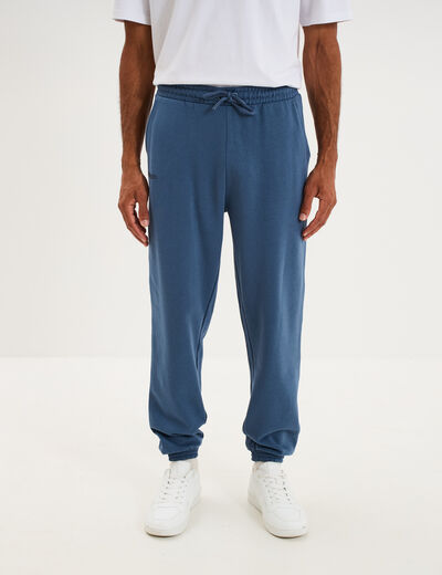 Pantalon de jogging regular Kappa bleu gris homme