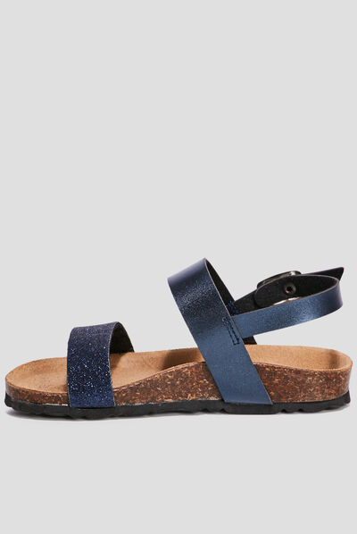 Sandales bleu marine fille