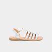 Sandales avec brides bleu ciel fille