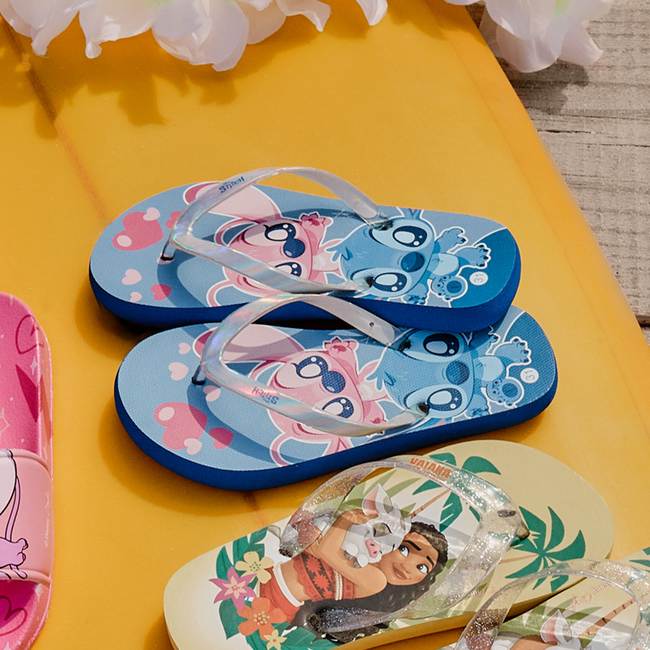 Tongs de plage Stitch multicolore fille