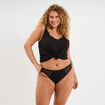 Culotte coton majoritaire noir femme grande taille