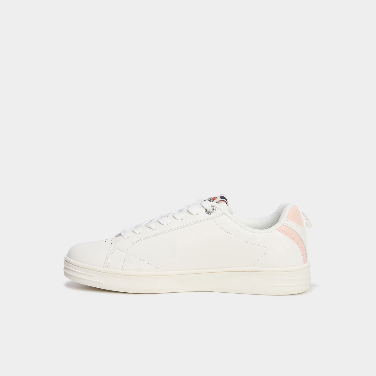 Tennis basses &agrave; lacets Ellesse blanc femme