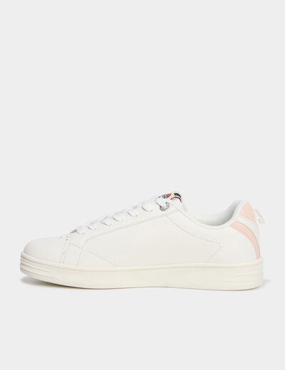 Tennis basses à lacets Ellesse blanc femme