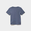 Ensemble pyjama short et t-shirt textur&eacute; bleu gris gar&ccedil;on