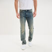 Jean stretch coupe regular denim double stone homme