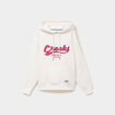 Sweat &agrave; capuche hoodie blanc femme