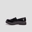 Mocassins crant&eacute;s Liberto noir femme