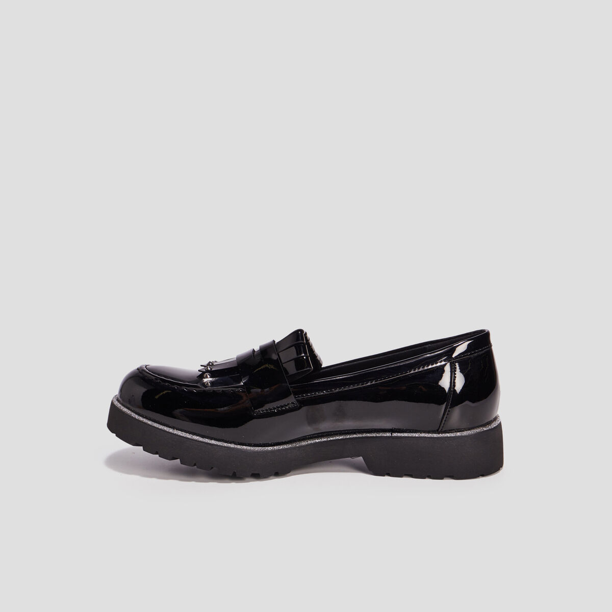 Mocassins crant&eacute;s Liberto noir femme