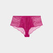 Shorty en dentelle Izzie violet femme grande taille