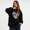 Sweat hoodie &Eacute;trange No&euml;l Monsieur Jack noir femme