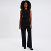 Combinaison pantalon avec dentelle noir femme