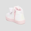 Baskets montantes zippées Minnie rose bébé fille