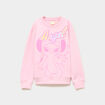 Sweat manches longues Stitch rose fille
