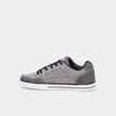 Tennis basses en toile &agrave; lacets gris clair homme