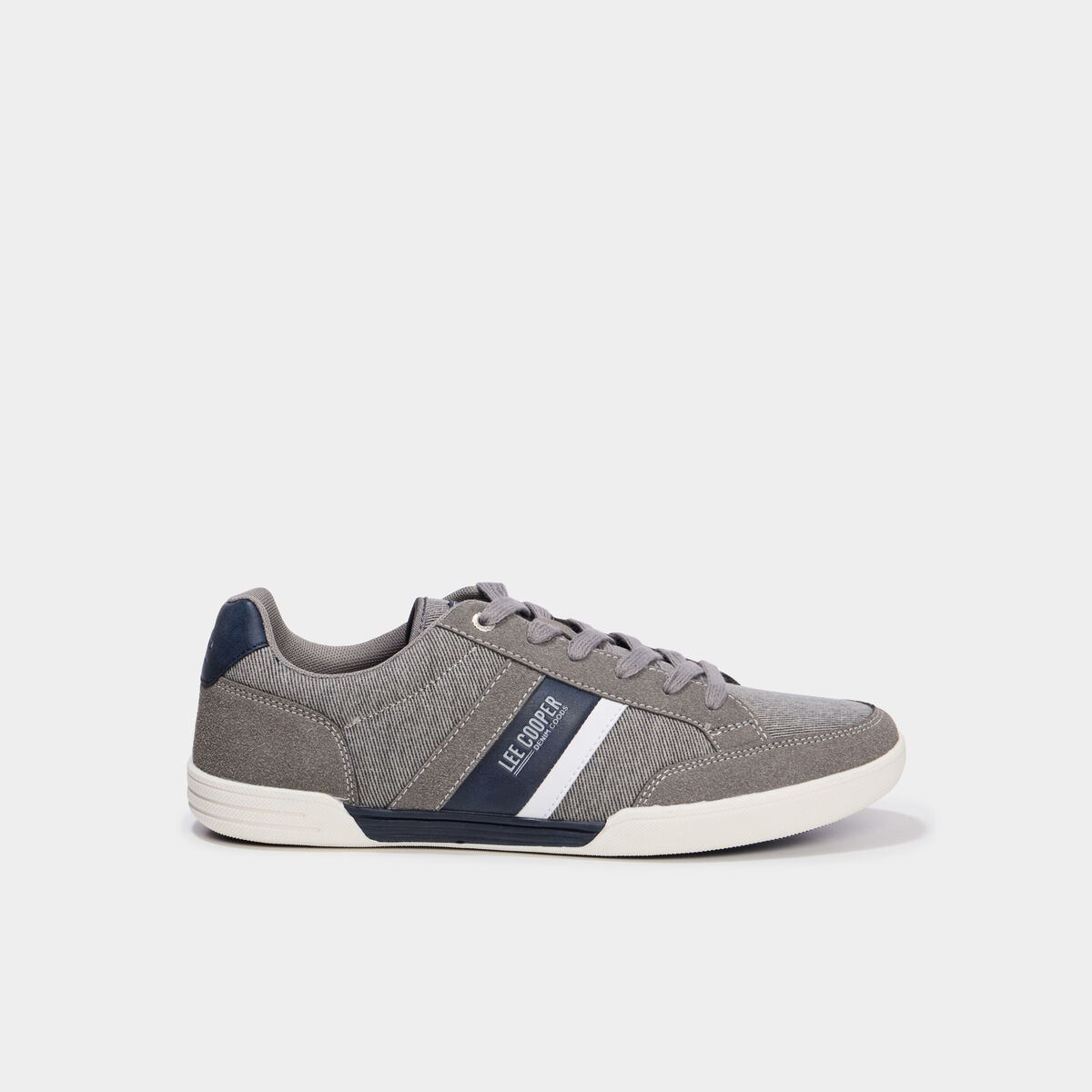 Tennis basses en toile Lee Cooper gris homme