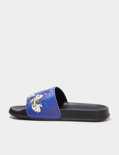 Claquettes Sonic bleu gar&ccedil;on