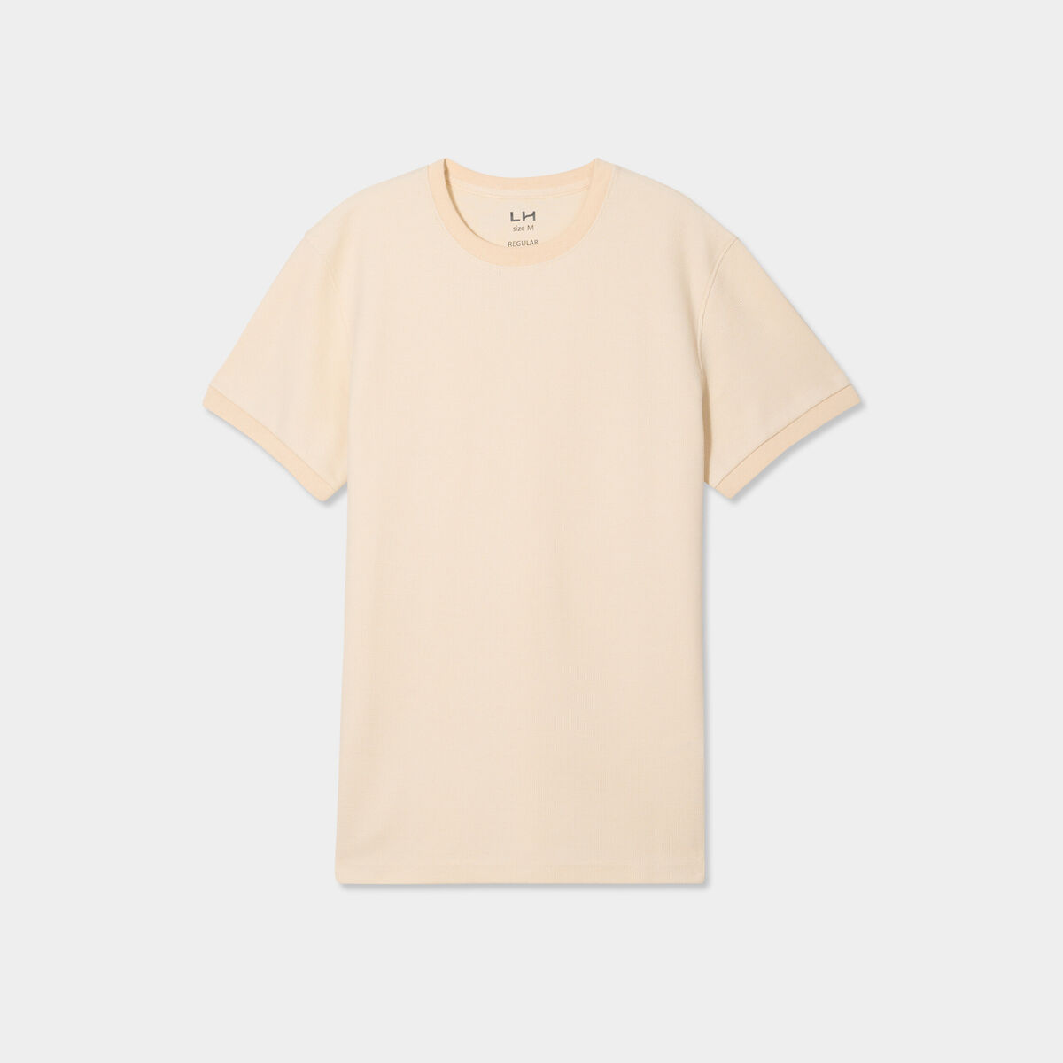 T-shirt manches courtes ecru homme
