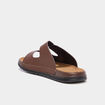 Mules avec boucles marron homme