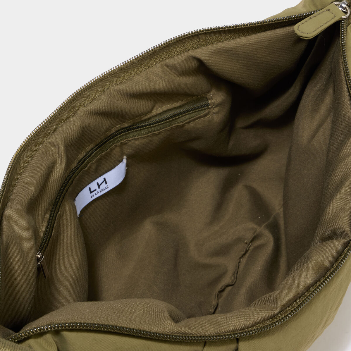 Sac banane vert kaki femme