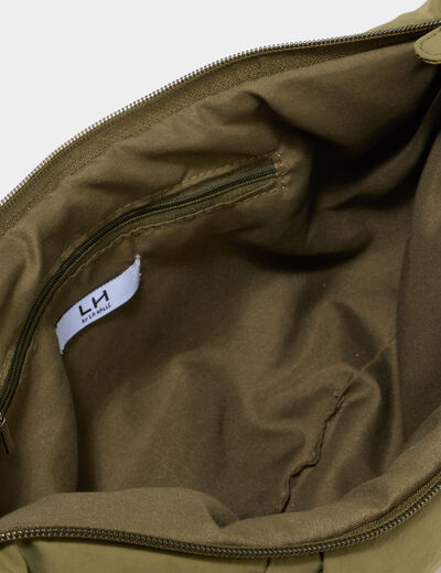 Sac banane vert kaki femme