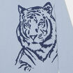 Sweat col rond manches longues bleu clair garçon