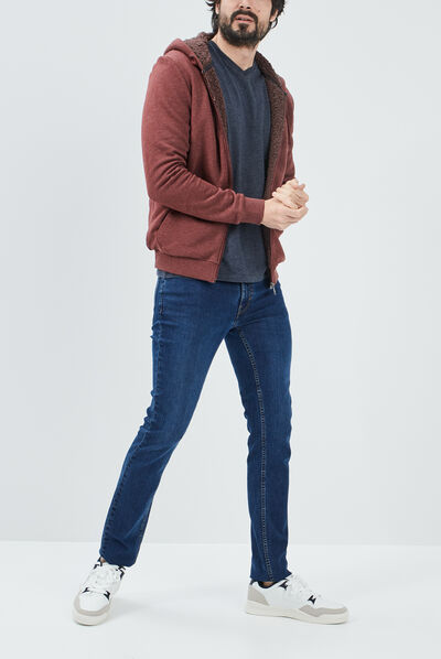 Jeans coupe skinny denim stone homme