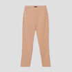 Pantalon droit à pont 2 poches Mosquitos marron clair femme