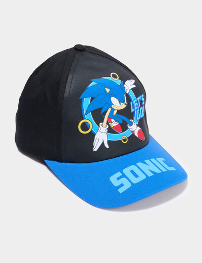 Casquette Sonic noir gar&ccedil;on