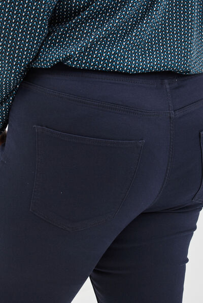 Jegging bleu marine femme grande taille