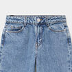 Jean large taille ajustable coton denim double stone fille
