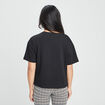T-shirt manches courtes Snoopy noir femme