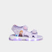 Sandales semelle lumineuse Reine neiges violet fille