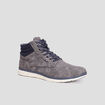 Bottines montantes &agrave; lacets gris homme